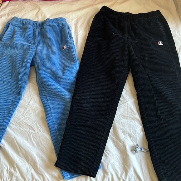 Bundle of champion corduroy pants size s and m with stretch waist - Picture 6 of 6